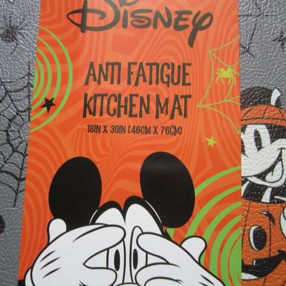 Disney Mickey Halloween Pumpkin Anti Fatigue Kitchen Floor Mat - Picture 2 of 4